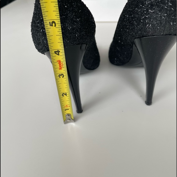 NINE WEST “STEPOUT” BLACK SPARKLE PUMP. SIZE 7.5 - Picture 7 of 7